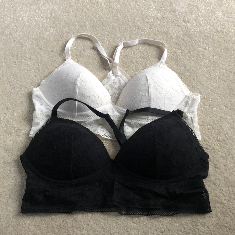 Lace bralettes